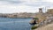 Fort Saint Elmo, star fort in Valletta, Malta stands on the seaward shore of the Sciberras Peninsula