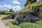 Fort Sanderbout surrounded by wild plants, former bastion in the fortifications of Sittard