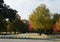 Fort Smith National Cemetery in autumn