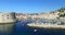 Fort St. Ivan and Old town harbour in Dubrovnik