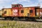 Fort Wayne - Circa April 2017: Norfolk Southern Railway Caboose Train. NS is a Class I railroad in the US and is listed as NSC IV