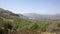 Fort William Scotland UK from Ben Nevis in the Grampians Lochaber Highlands in summer pan