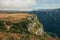 Fortaleza Canyon with steep cliffs and plateau