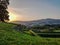 Fortaleza of Valenca with defensive walls of the fortress in the village of Valenca do Minho in Portugal