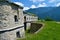 Forte monte ricco fortification above the town of Pieve di Cadore