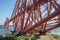 Forth Bridge over Firth of Forth near Queensferry in Scotland