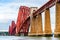 Forth Rail Bridge over the Firth of Forth estuary in Scotland