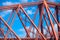 Forth Railway Bridge in Edinburgh, Scotland