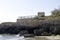 Fortification on the beach of the Calita in the Puerto de Santa Maria, Cadiz, Andalusia, Spain