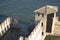 The fortification on the Garda`s lake, Lazise, Italy