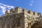 Fortification, medieval castle town of Consuegra in Toledo, Spain