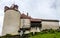 Fortification of medieval Gruyeres castle, Gruyeres, Switzerland, Europe