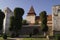 The fortified church of Ghimbav, Brasov, Romania; construction of the 13th century