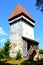 Fortified medieval saxon church in the village Agnita- Agnetheln, Transylvania,Romania