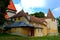 Fortified medieval saxon evanghelic church Dealul Frumos-Schoenberg, Transylvania, Romania