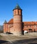 fortified towers at the castle in tykocin.