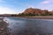 The fortified town of Ait ben Haddou near Ouarzazate on the edge of the sahara desert in Morocco. With river on