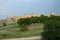 Fortified wall of middle fortress in ancient Akkerman fortress