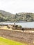 Fortified walls of the historic Corral Fort protecting the approach to the former Spanish colonial city of Valdivia in southern