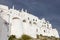 The fortified walls of the white town of Ostuni, Italy, Europe