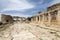 The Fortinus Gate and Avenue in Hierapolis, Denizli, Turkey