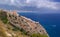 The fortress of Alanya in Turkey. Sea view from the fortress wall and watchtower.