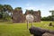 Fortress. Brick walls of Fort Zeelandia, Guyana