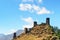 Fortress Keselo in Upper Omalo village. Tusheti Nature Reserve. Georgia