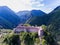 Fortress Poenari. Aerial View