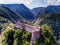 Fortress Poenari. Aerial View