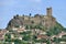 The fortress of Polignac near Puy-en-Velay