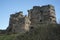 Fortress Ruins of Yoros Castle, Yoros Kalesi, or Genoese Castle, an ancient Byzantine castle at the confluence of Bosphorus and