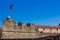 Fortress of Sao Joao da Foz built in the late sixteenth century to better protect the coast and the mouth of the Douro River