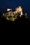 Fortress of Segovia against stung with the sky at dusk