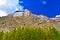 Fortress on Tibetan hillside