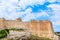 Fortress tower of Bonifacio town, Corsica island, FranceA view of Bonifacio citadel and city walls, Corsica island, France