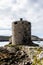 A fortress tower on Tresco in Scilly islands