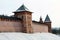 Fortress Velikiy Novgorod of winter.