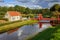 The fortress wall of Bourtange, Groningen, the Netherlands.