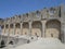 The fortress wall of the Crusader temple in Bellopay, northern Cyprus.