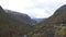 Fortun valley in autumn in Norway