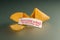 Fortune cookie success advice powerful message