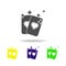 fortune-telling card multicolored icon. Element of popular magic icon. Signs and symbols icon can be used for web, logo, mobile