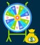 Fortune Wheel Gambling Game Spinning Slots Segment