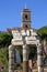 Forum of Caesar Foro di Cesare, part of Forum Romanum, view of the ruins of Temple of Venus Genetrix, Rome, Italy