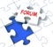 Forum Puzzle Shows Online Community Discussion And Advice