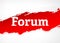 Forum Red Brush Abstract Background Illustration