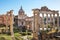 Forum Romanum view from the Capitoline Hill in Italy