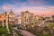 The Forum of Rome, Italy at Dusk