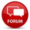 Forum special red round button